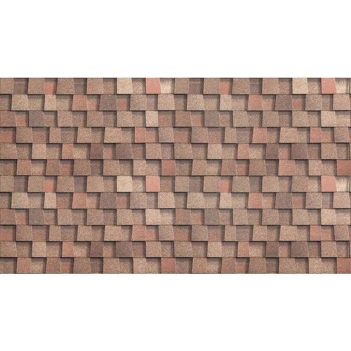 Гибкая черепица многослойная Технониколь Шинглас Джаз Коррида